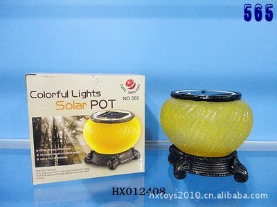 【太阳能最新产品 光控太阳能七彩阳光罐】价格,厂家,图片,塑料、树脂工艺品,和兴玩具精品商行-